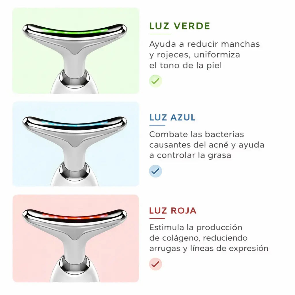 Cepillo Alisador Profesional 3 en 1 + Masajeador Facial PrimeLiss
