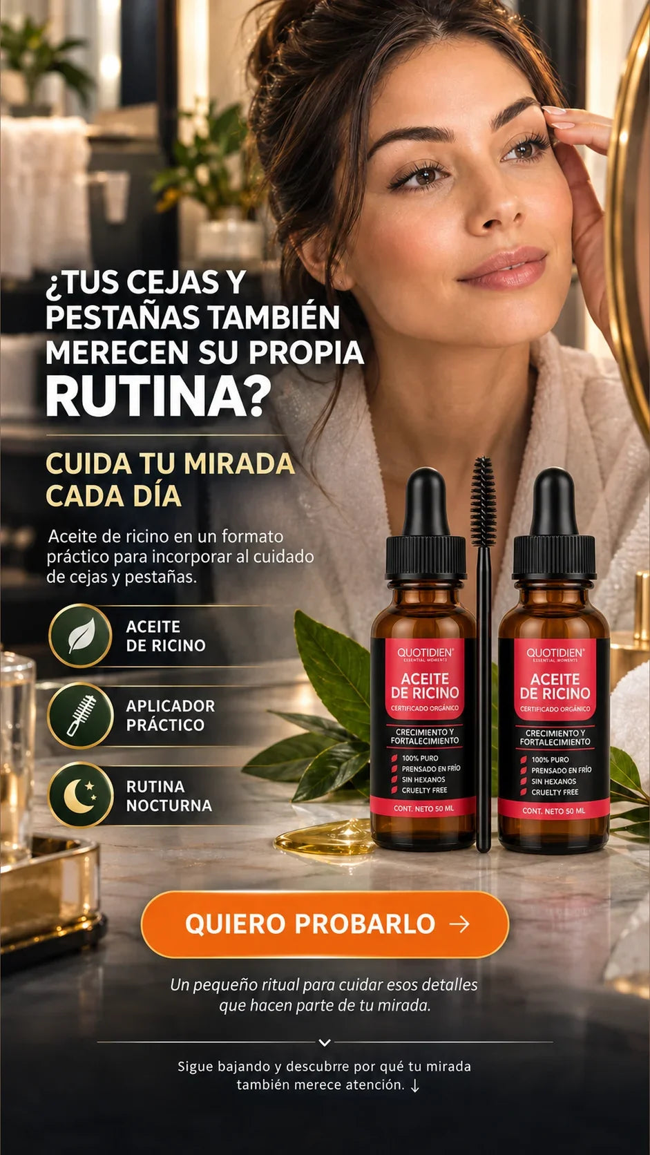 Compra 1 y Llévate 2 - Aceite de Ricino Quotidien 50 ml