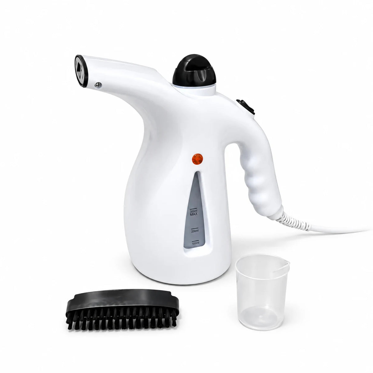 Kit completo: plancha, cepillo y vaso medidor
