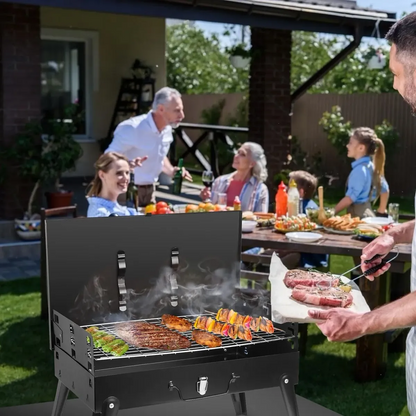 COMBO ESPECIAL: Parrilla Portátil Plegable de Acero™ + Soplador de Aire de Regalo [ÚLTIMAS UNIDADES]