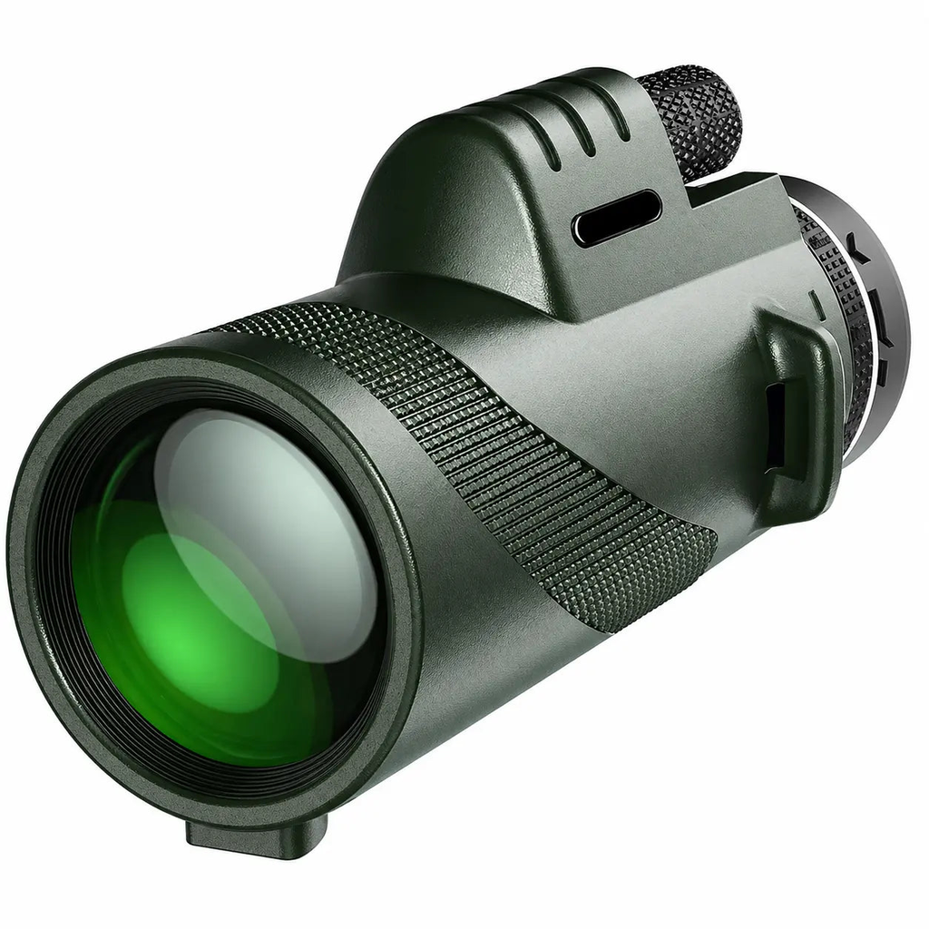 Monocular HD Ultra Zoom con Trípode + Linterna Táctica Multifuncional Titanium™