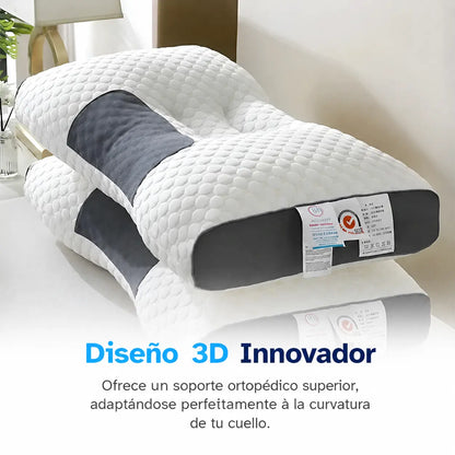 Almohada Cervical 3D Ortopédica ComfortMax™ | Dile Adiós al Dolor de Cuello