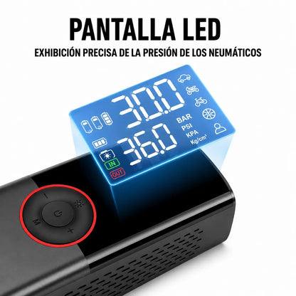 Inflador De Llantas Portatil Digital Recargable [ULTIMAS UNIDADES]