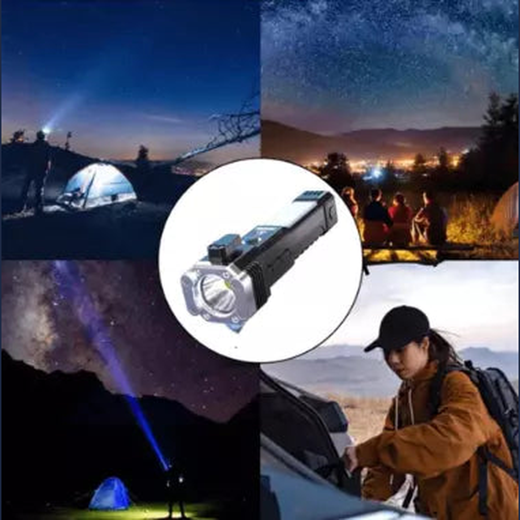 Monocular HD Ultra Zoom con Trípode + Linterna Táctica Multifuncional Titanium™