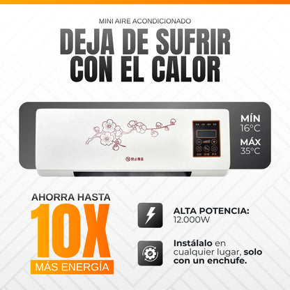 Mini Aire Acondicionado y Calefactor Portátil 2 en 1 TurboHielo - [ULTRAPOTENTE]