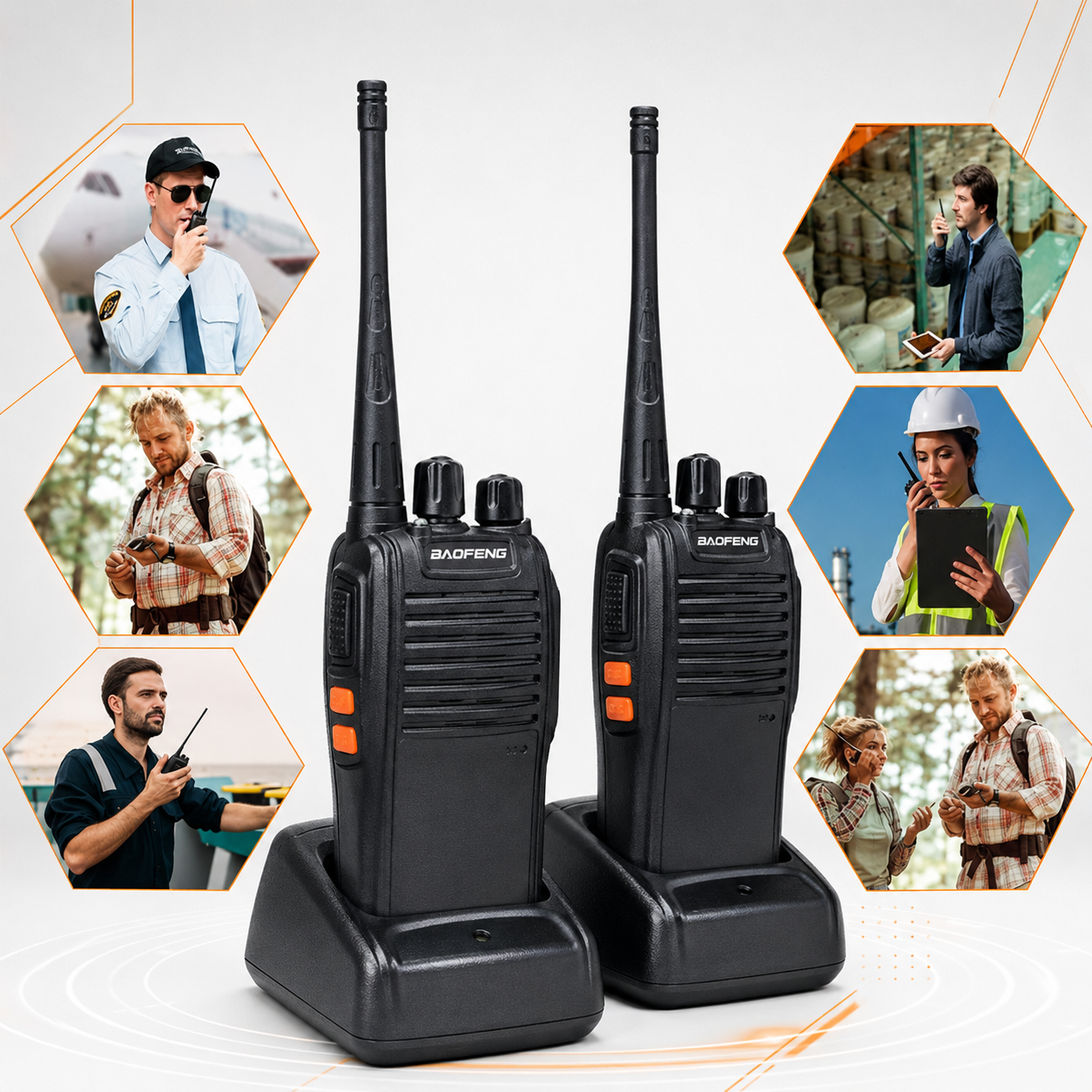 Kit 2 Radios Walkie Talkie Recargables RadioLink PRO™ [ÚLTIMAS UNIDADES]