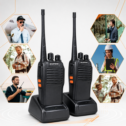 Kit 2 Radios Walkie Talkie Recargables RadioLink PRO™ [ÚLTIMAS UNIDADES]