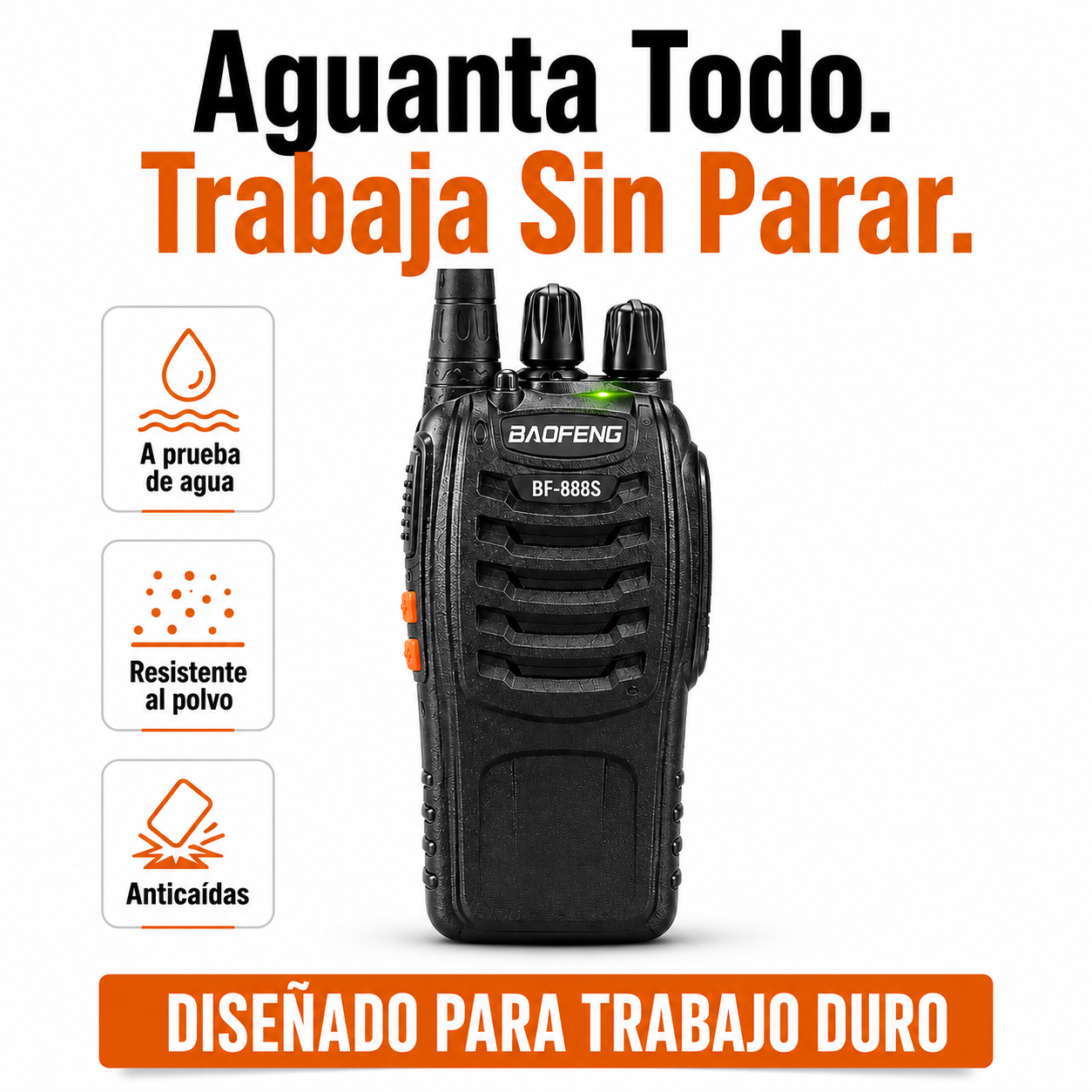 Kit 2 Radios Walkie Talkie Recargables RadioLink PRO™ [ÚLTIMAS UNIDADES]