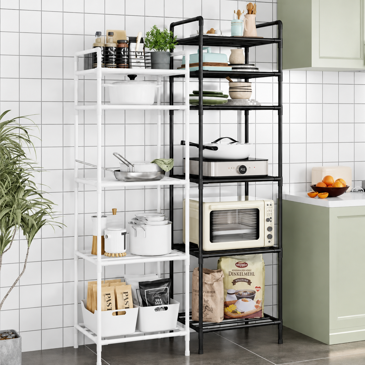 OrganiRack PRO™ - Estante Organizadora de Cocina 6 Niveles