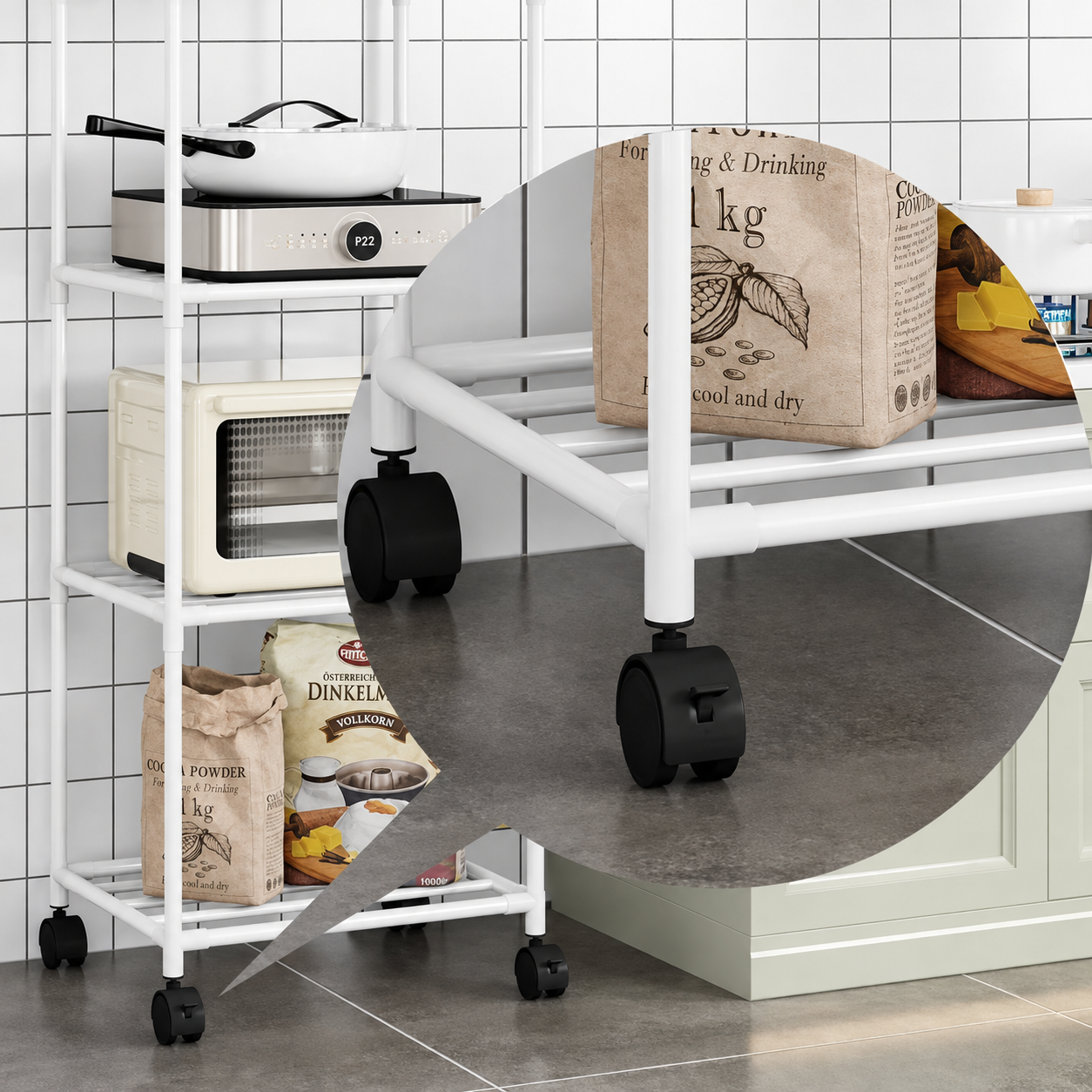 OrganiRack PRO™ - Estante Organizadora de Cocina 6 Niveles