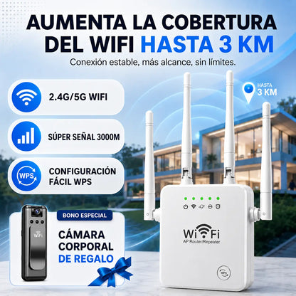 Repetidor Wifi Amplificador Senal WIFIMAX™ [HASTA 3KM DE SENAL]