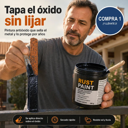 Compra 1 y Llévate 2 | Pintura Antióxido Rust Paint 100 g