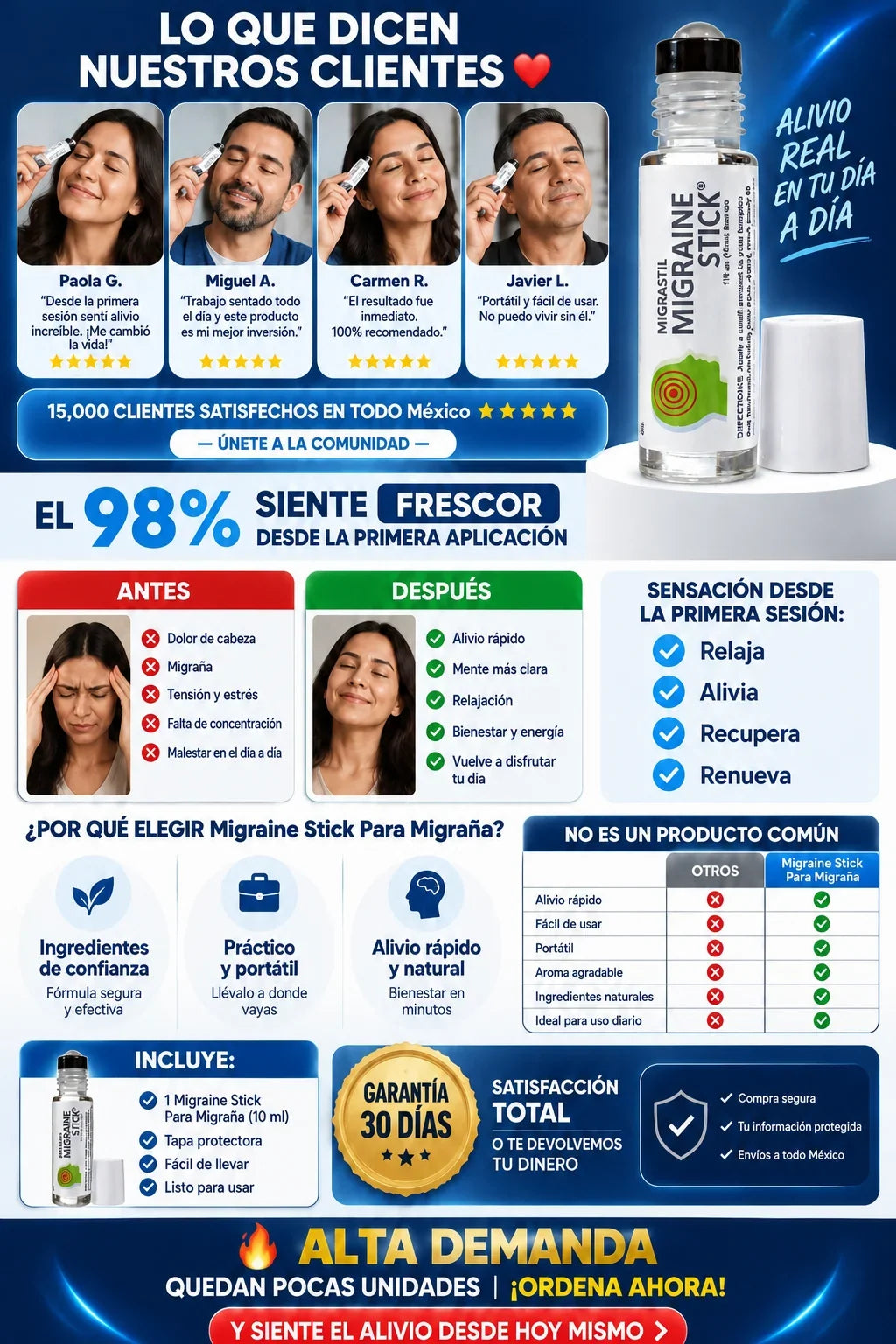 Compra 1 y Llévate 2 | Migraine Stick