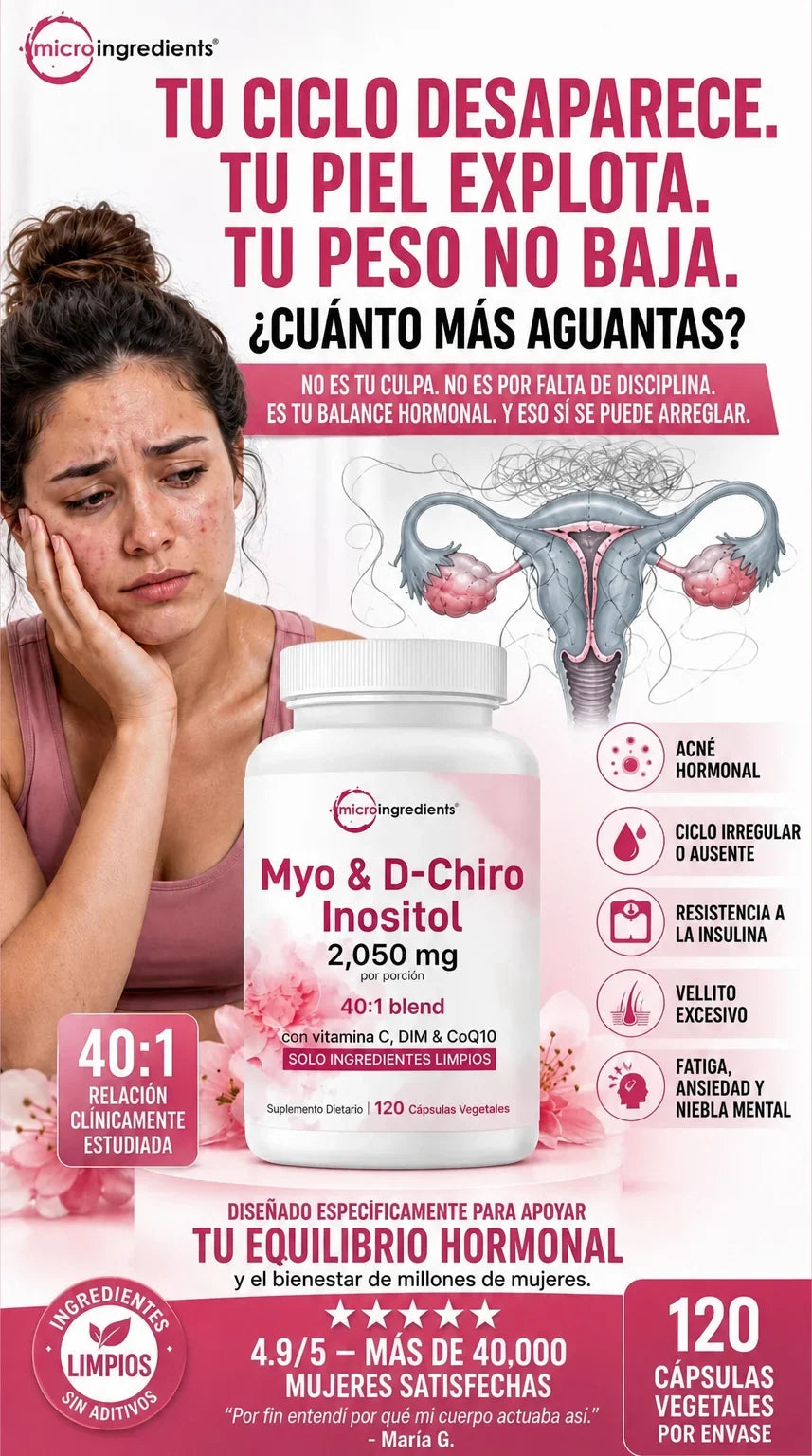 Compra 1 y Llévate 2 | Myo & D-Chiro Inositol 120 cápsulas