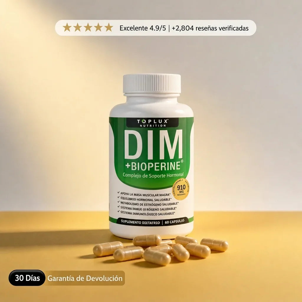 Compra 1 y Llévate 2 | DIM + Bioperine Toplux 60 cápsulas