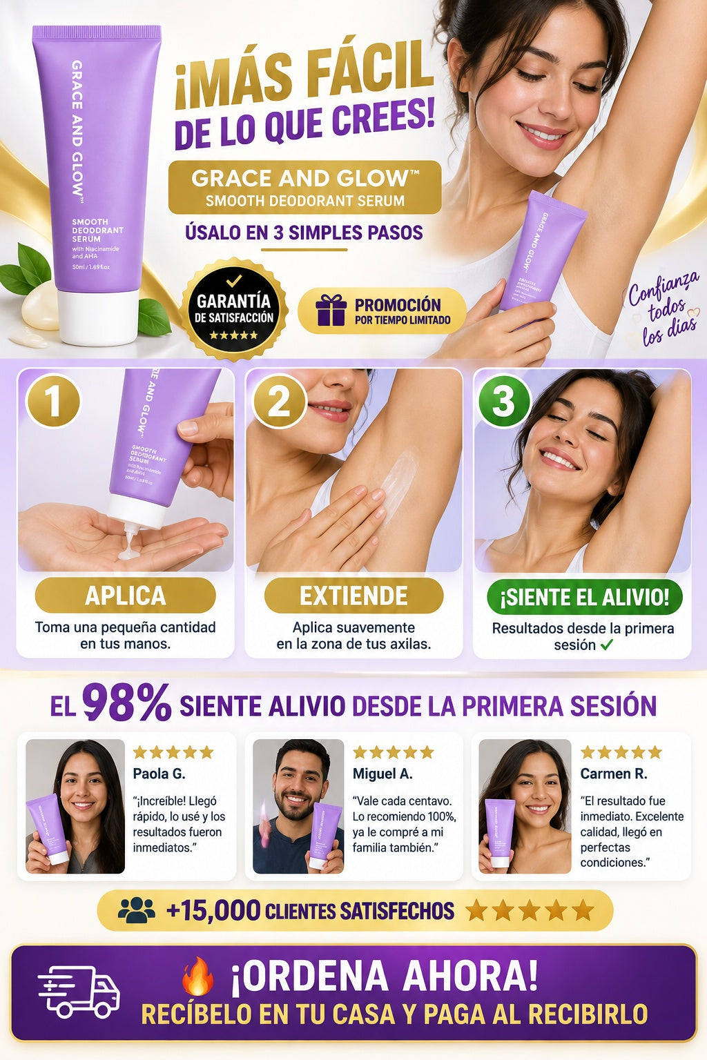 Compra 1 y Llévate 2 | Desodorante Serum Grace and Glow