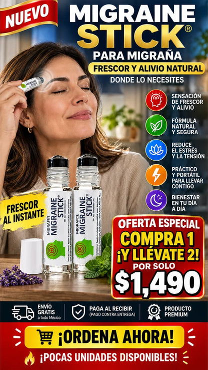 Compra 1 y Llévate 2 | Migraine Stick