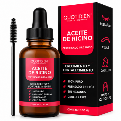 Compra 1 y Llévate 2 - Aceite de Ricino Quotidien 50 ml