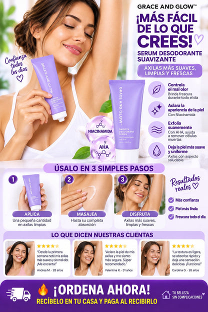 Compra 1 y Llévate 2 - Desodorante Serum Grace and Glow