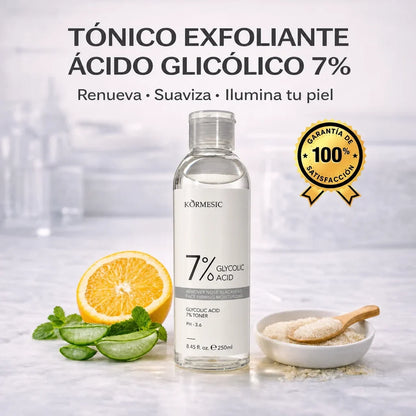 Compra 1 y Llévate 2 - Tónico Facial Ácido Glicólico 7%