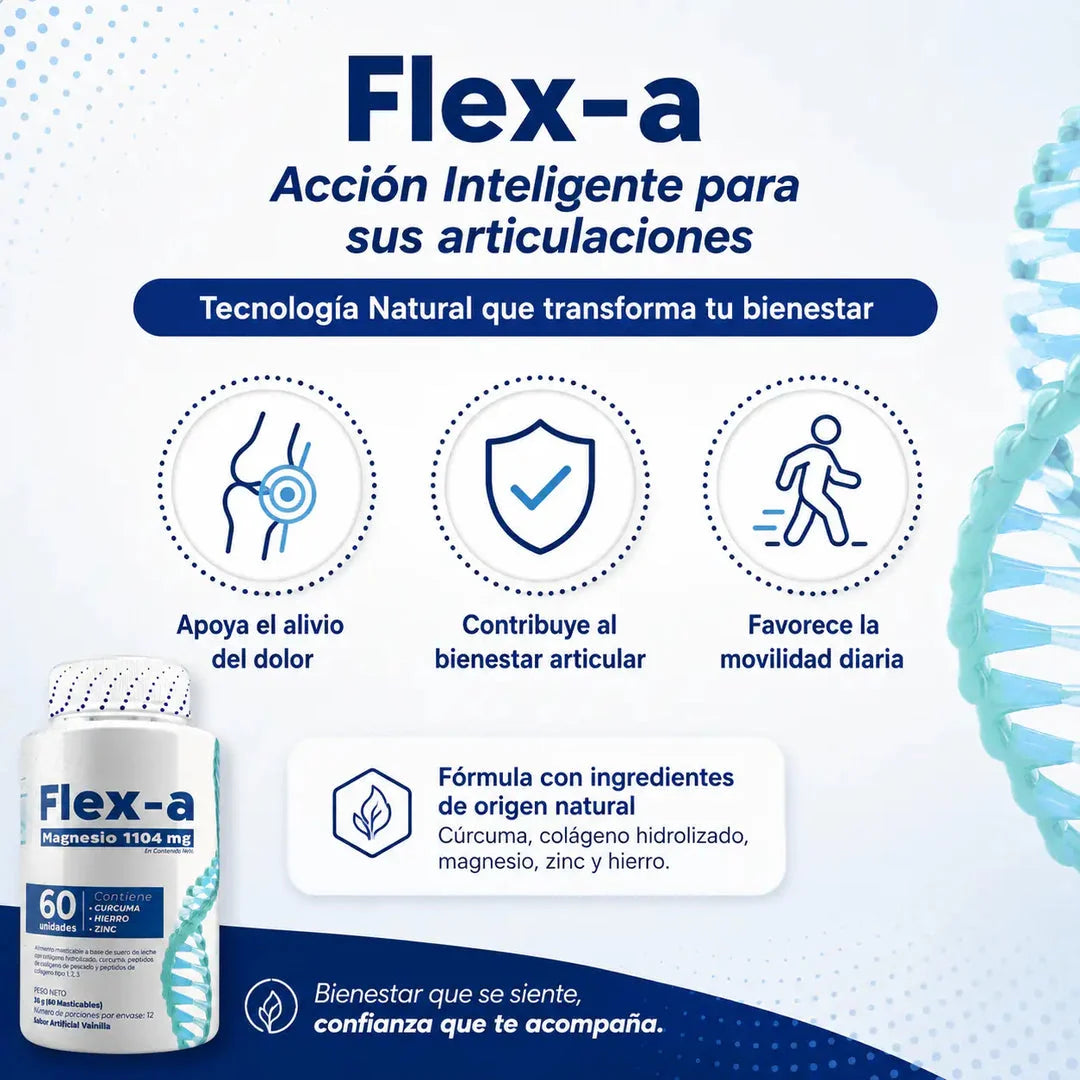Compra 1 y Llévate 2 - Flex-a Magnesio para Articulaciones
