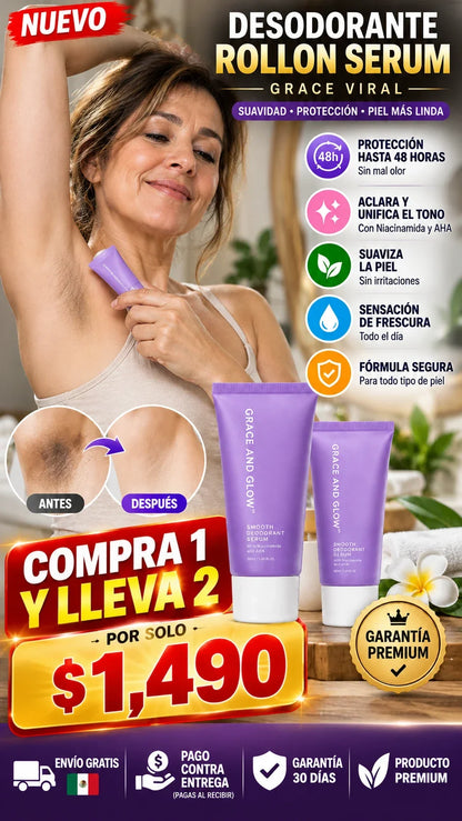 Compra 1 y Llévate 2 | Desodorante Serum Grace and Glow