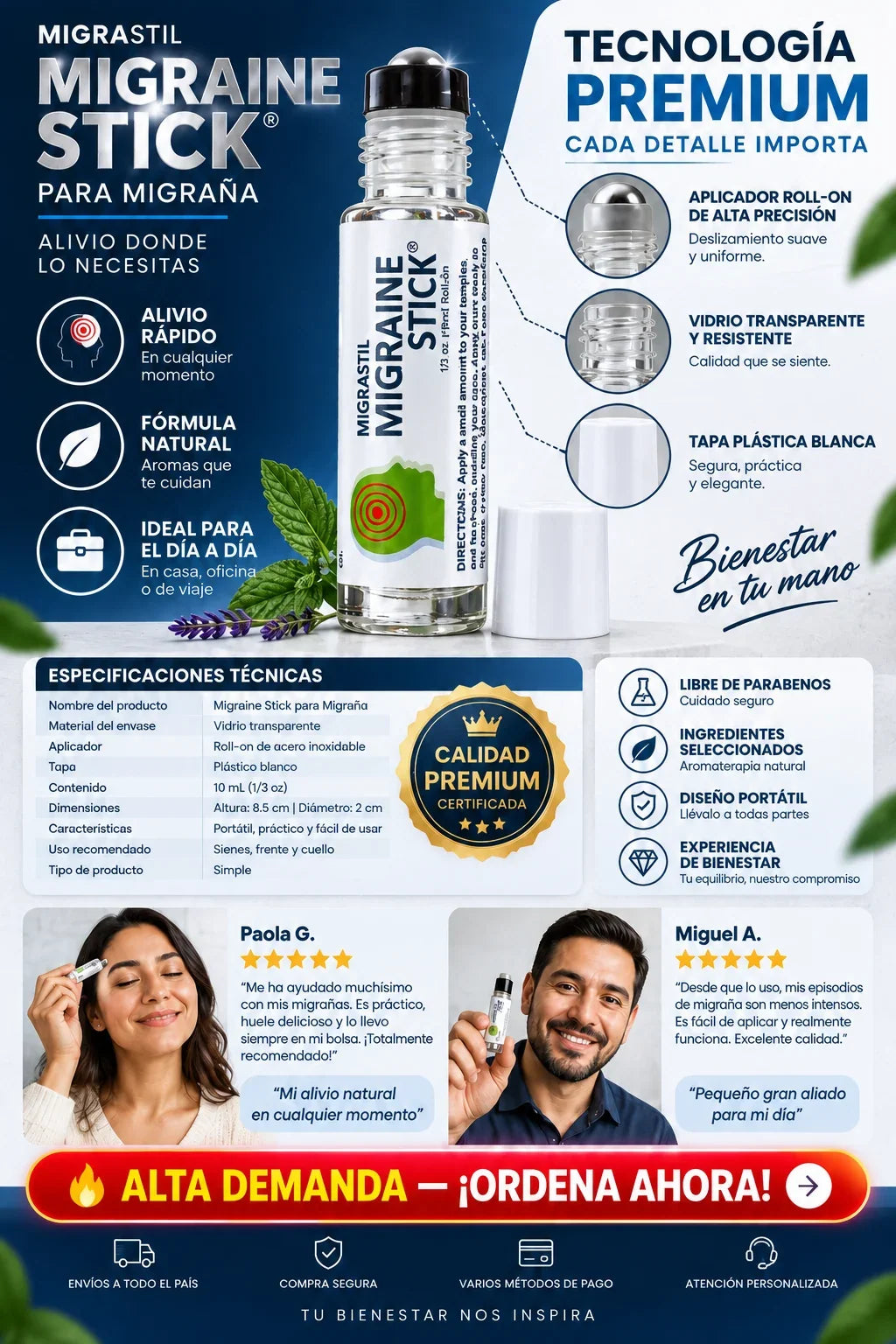 Compra 1 y Llévate 2 | Migraine Stick