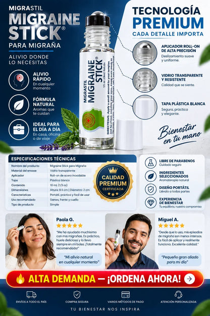 Compra 1 y Llévate 2 | Migraine Stick