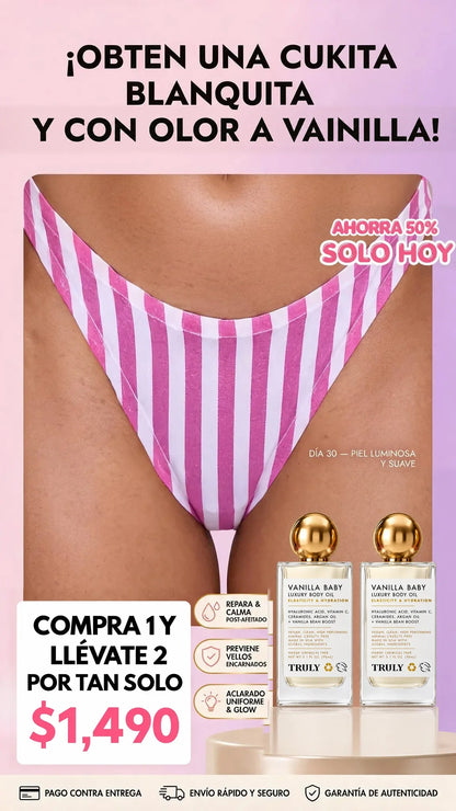 Compra 1 y Llévate 2 | Truly Vanilla Baby Aceite Corporal 90 ml