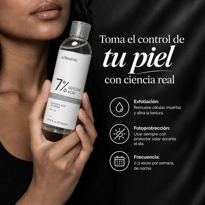 Compra 1 y Llévate 2 | Tónico Facial Ácido Glicólico 7%