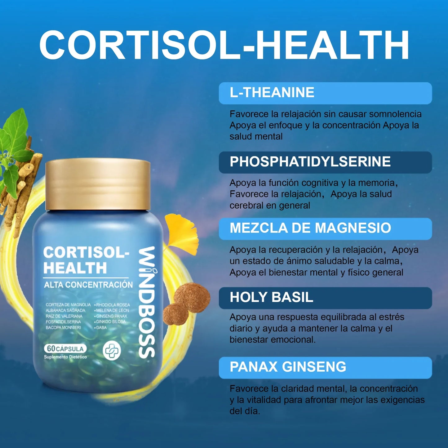 Combo Cortisol-Health + Myo-Inositol™ [ÚLTIMAS UNIDADES]