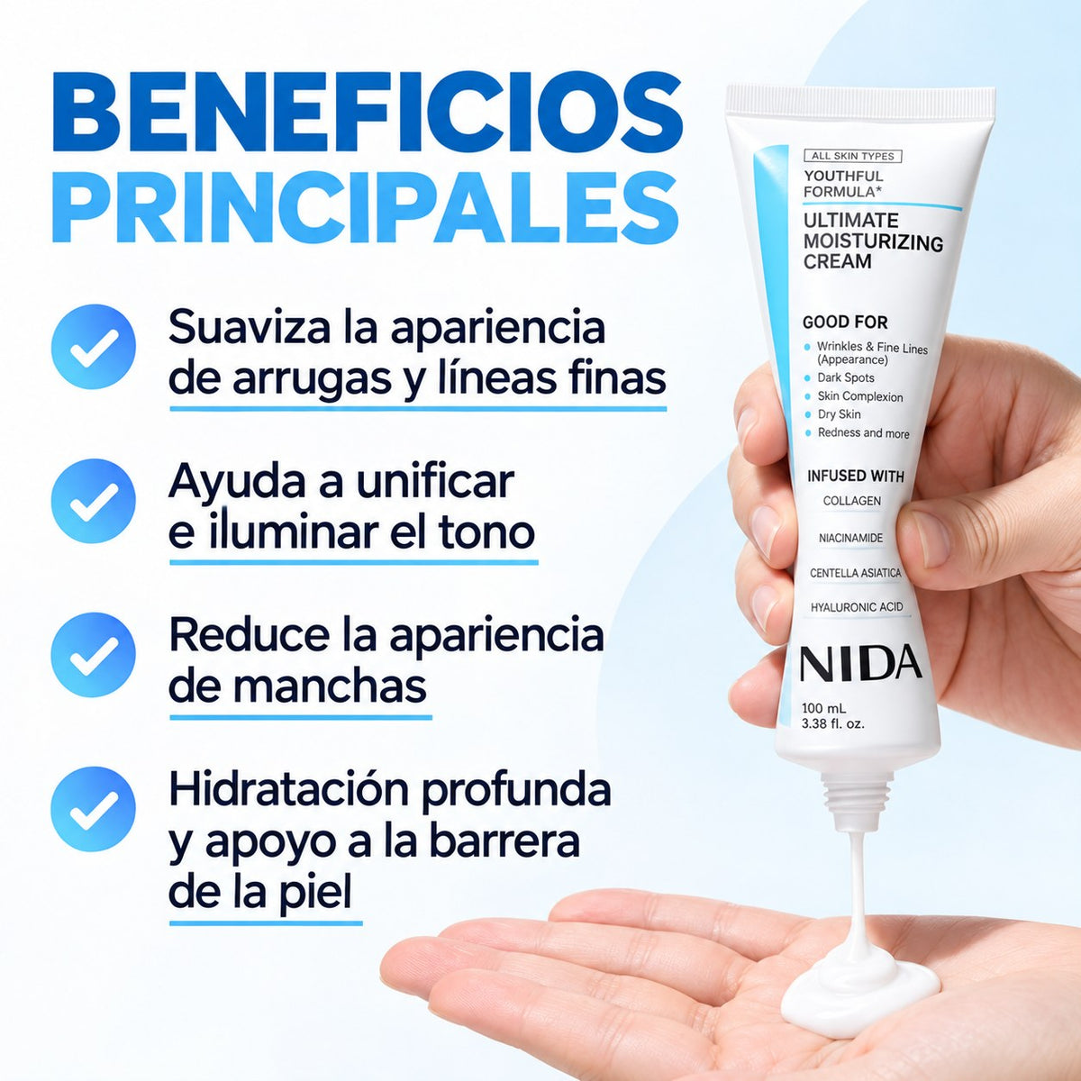 Crema NIDA hidratante 100 ml