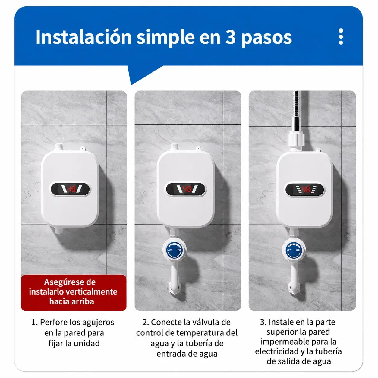 Regadera Eléctrica ThermoLux™