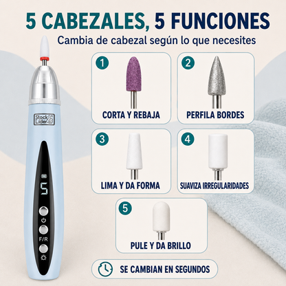 CortaLima Pro™ – Cortaúñas y Limador Eléctrico 5 en 1