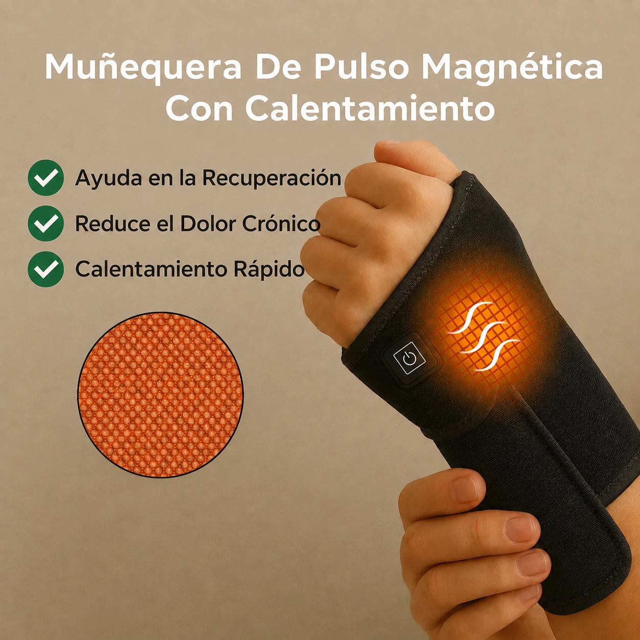 Muñequera Eléctrica Térmica ThermoFlex™