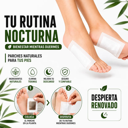 Tu rutina nocturna: coloca el parche y disfruta tu descanso
