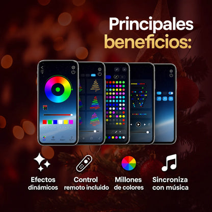 Principales beneficios de las Luces LED Smart Navideñas