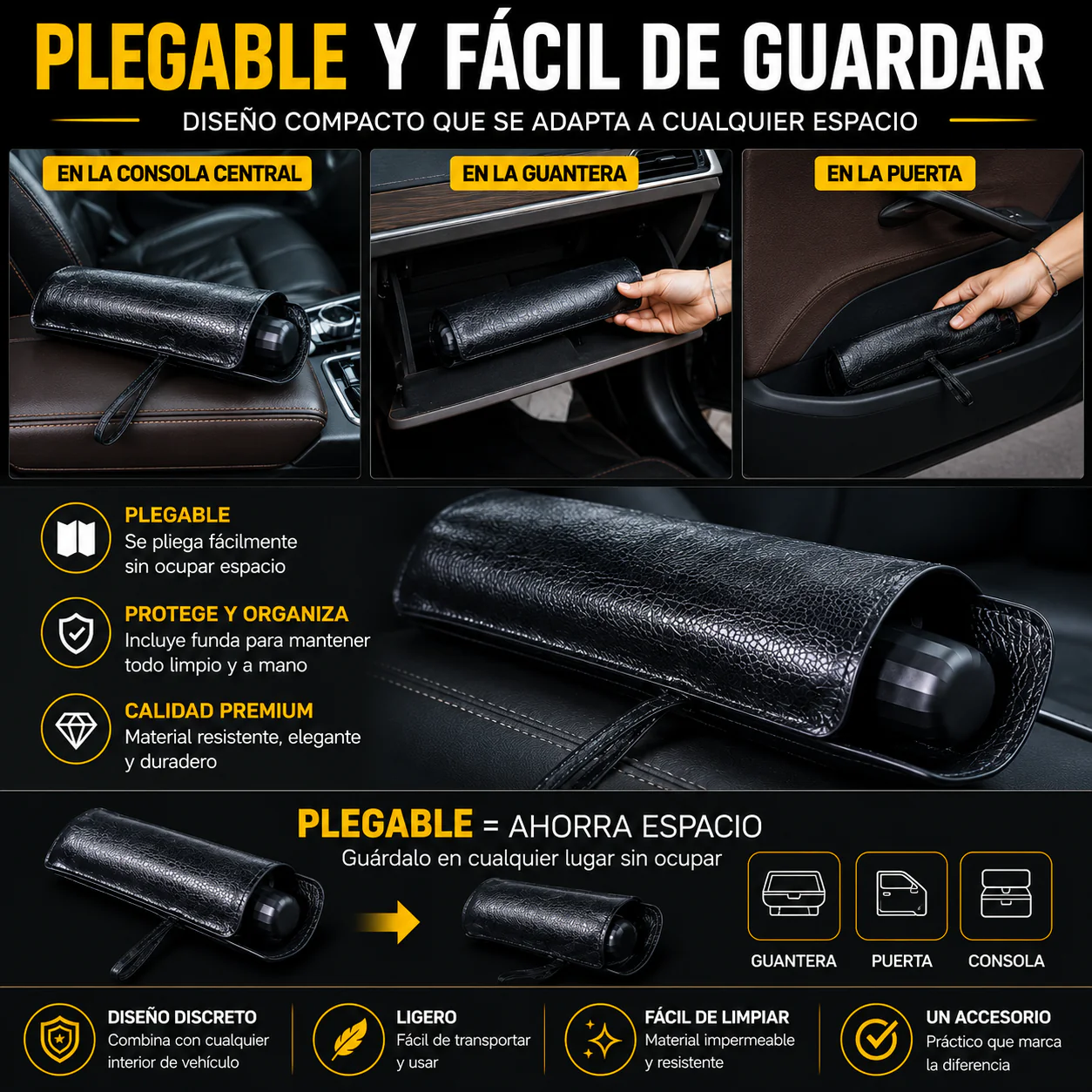 SombraDrive™ – Parasol Plegable para Coche