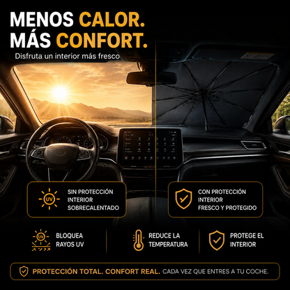 SombraDrive™ – Parasol Plegable para Coche
