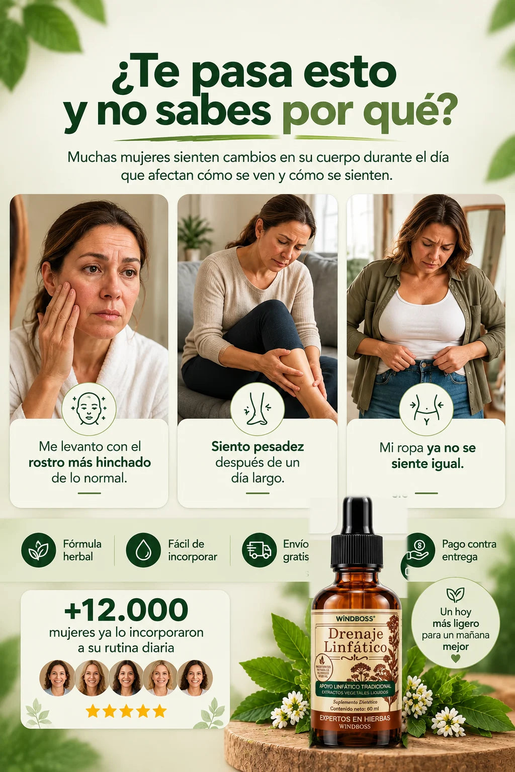 ¿Te pasa esto y no sabes por qué? Rostro hinchado, pesadez, ropa que ya no se siente igual